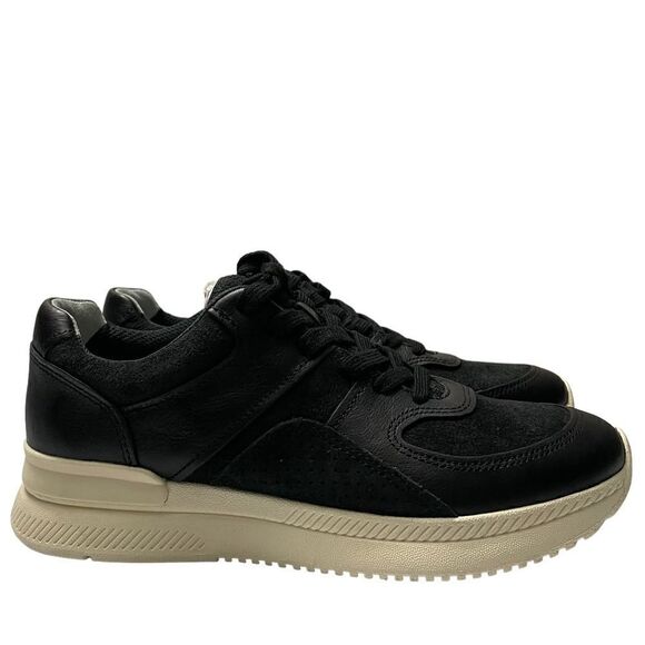 Everlane NWOB Black Suede Leather Trainer Sneakers Size 7 - Picture 3 of 7